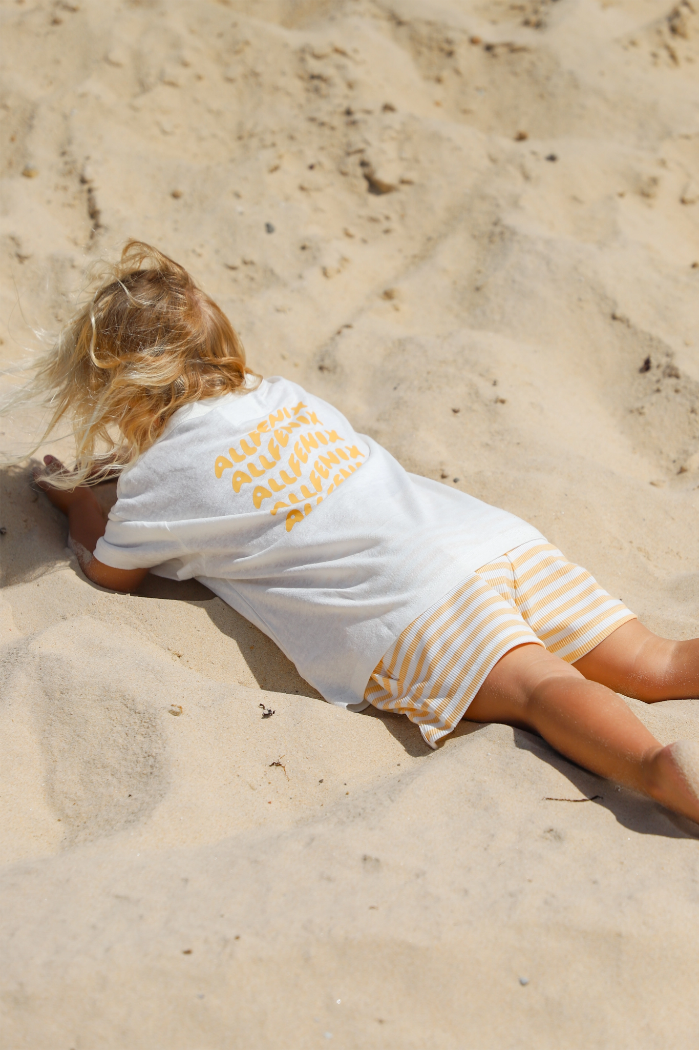 Mini Waves Tee - Sunrise Yellow