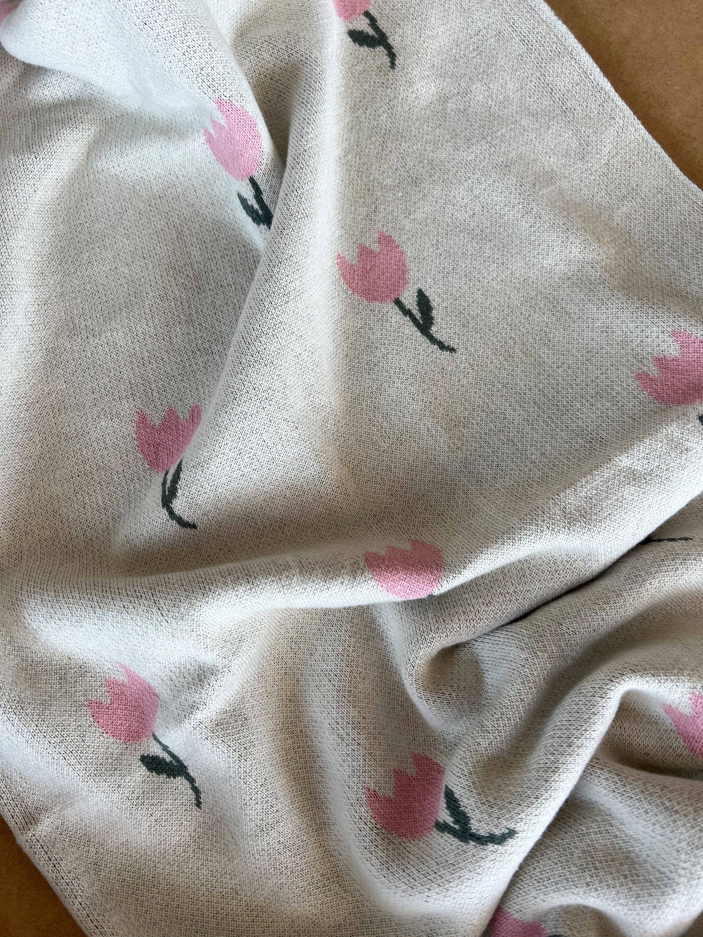 Cotton Baby Blanket - Tulip