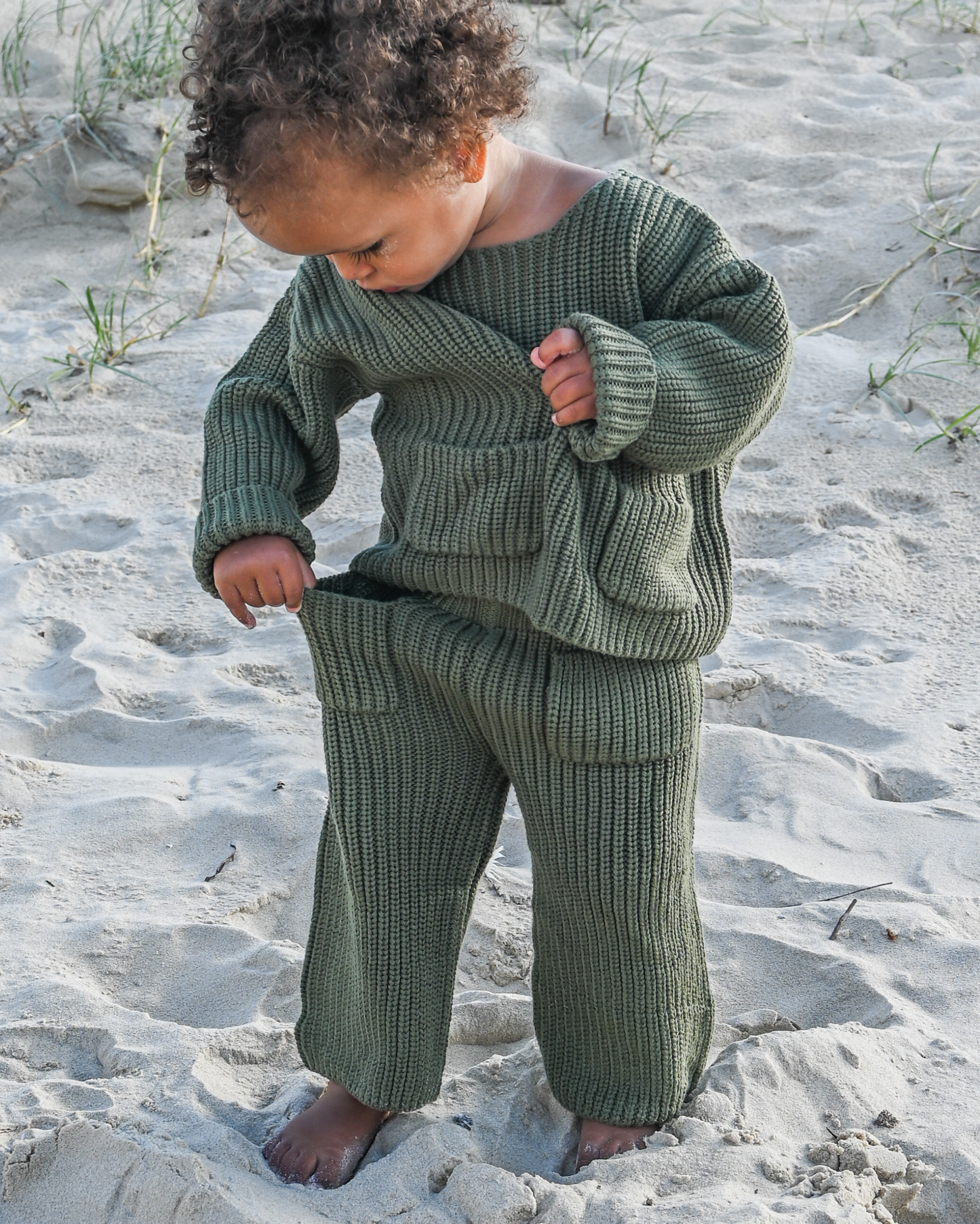 Knit Pant - Olive
