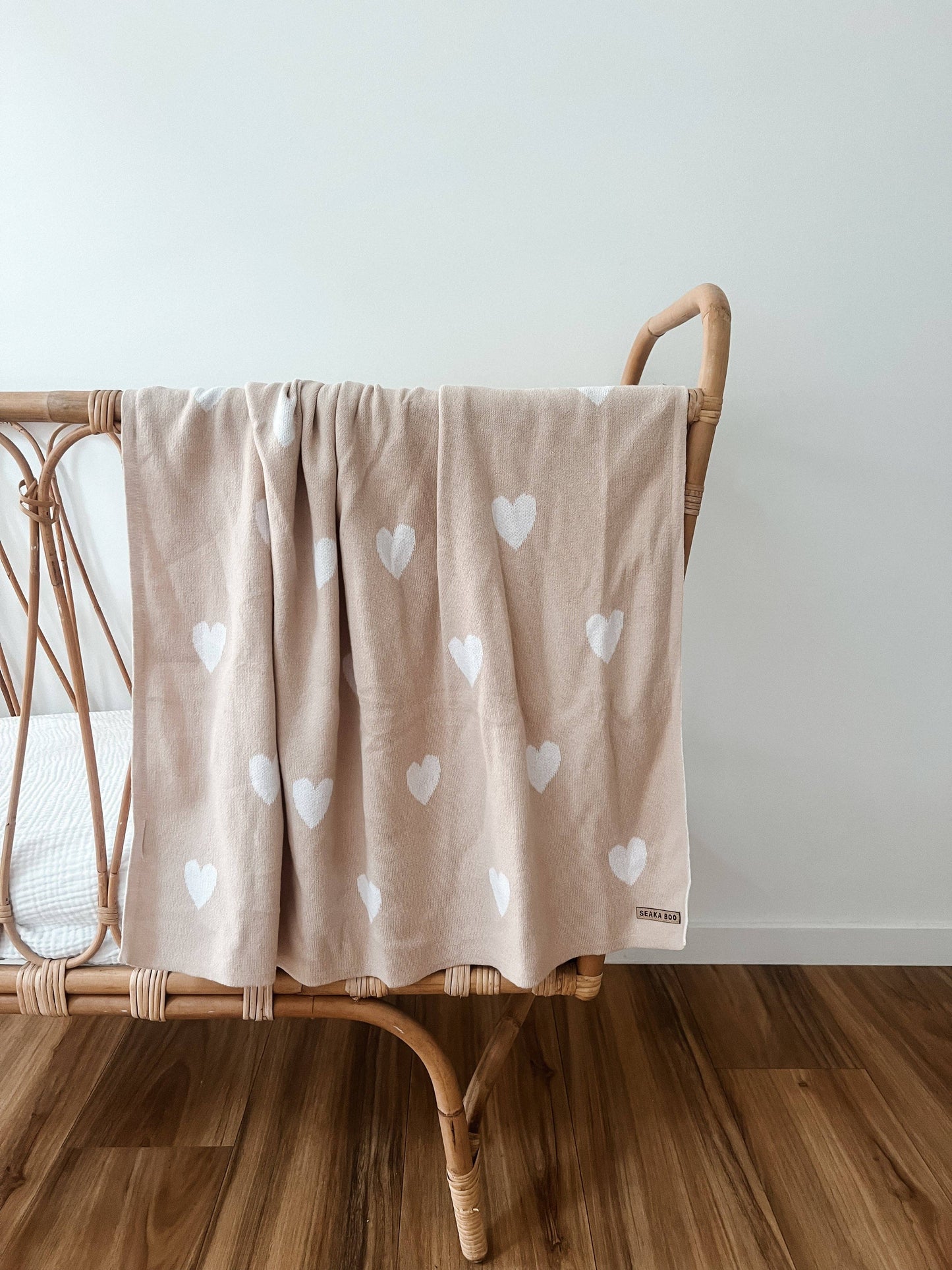 Cotton Baby Blanket - My Heart