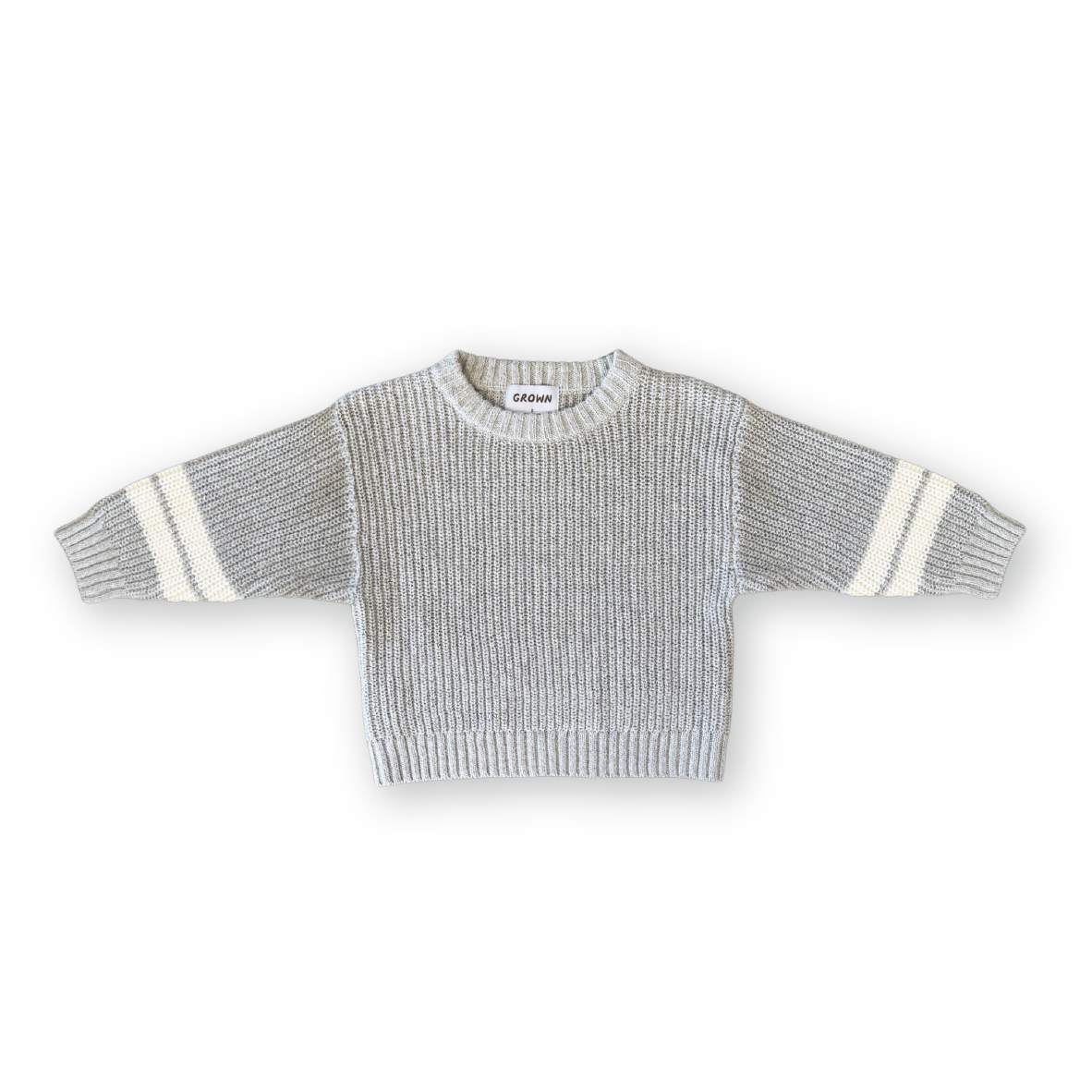 Chunky Rib Pull Over - Stone