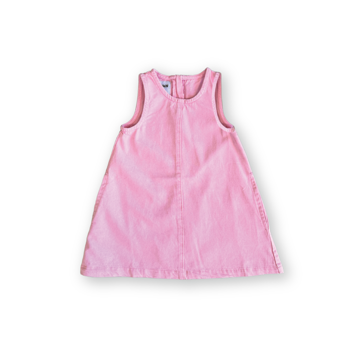 Organic Shift Denim Dress - Candy