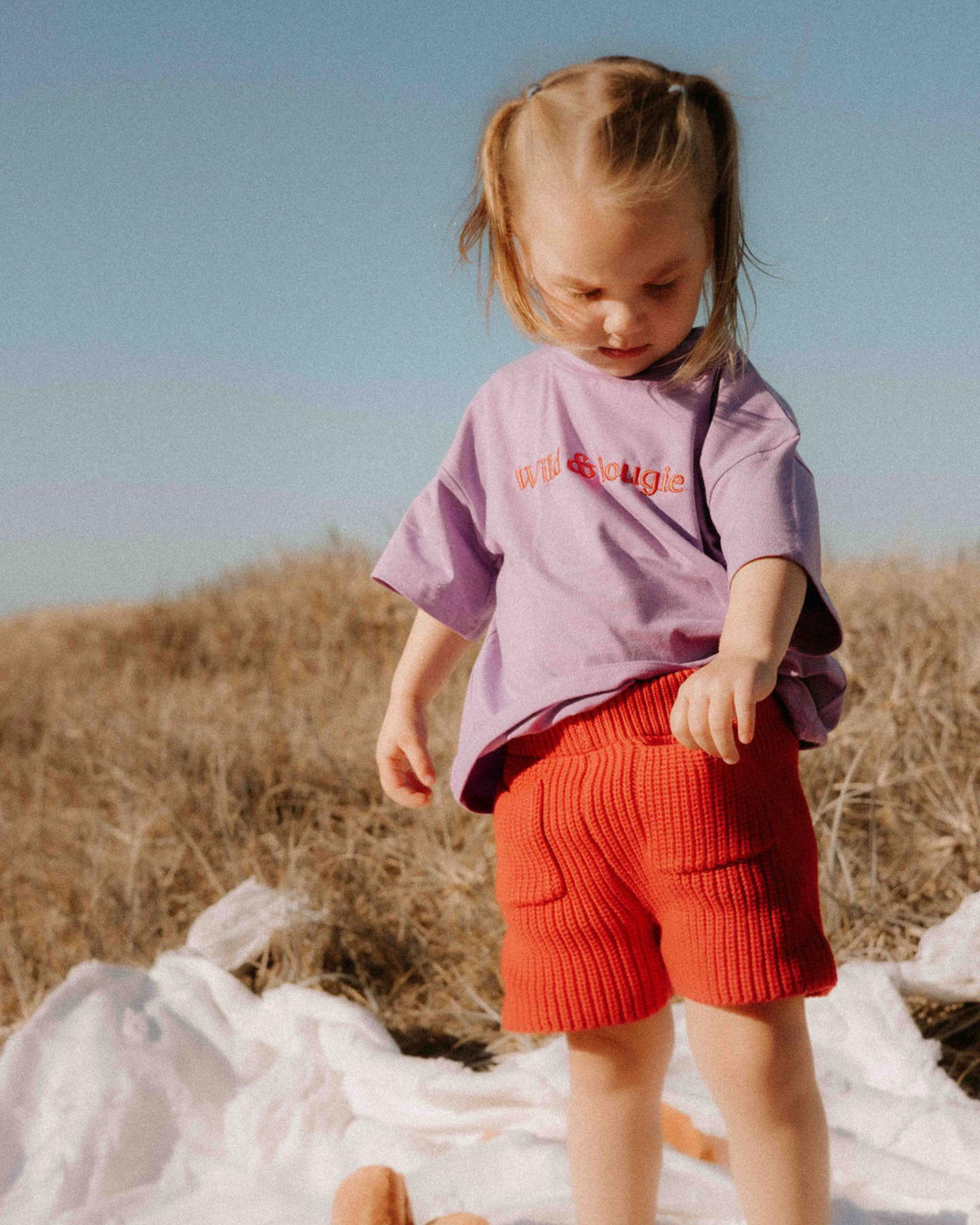 Throwback Knit Short - Red