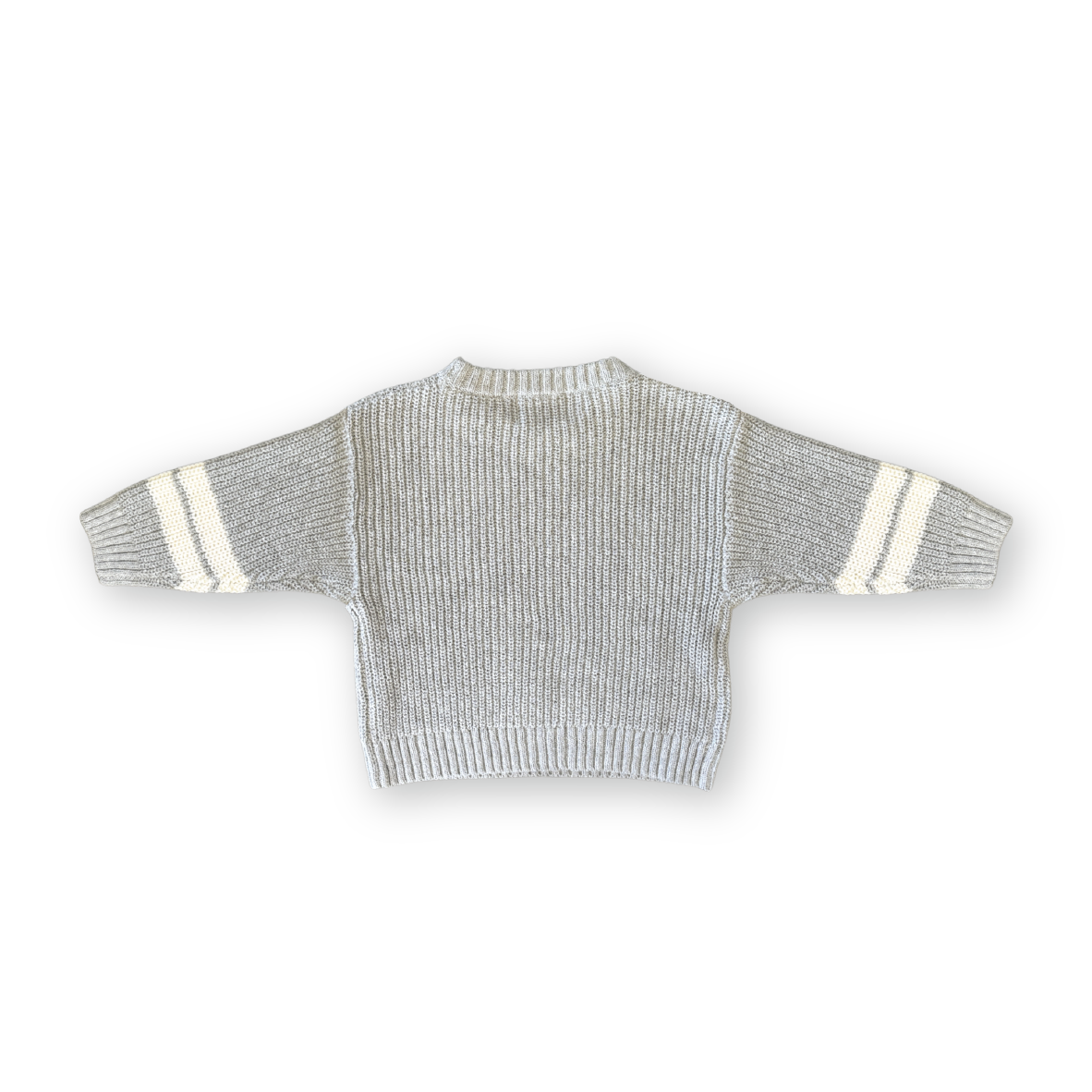 Chunky Rib Pull Over - Stone